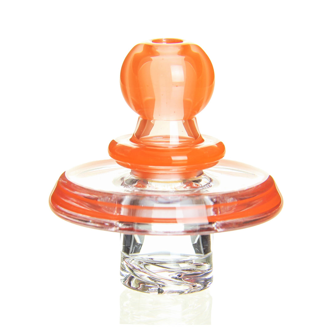 Mothership Glass Maria Cap Guardian — Maria-style carb cap with Guardian etched artwork