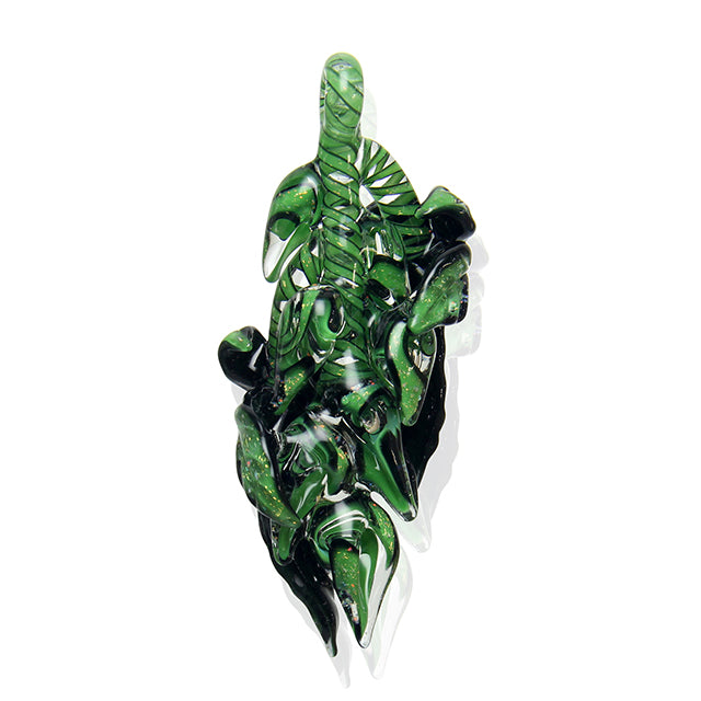 Mr Gray Glass Nug Pendant side view