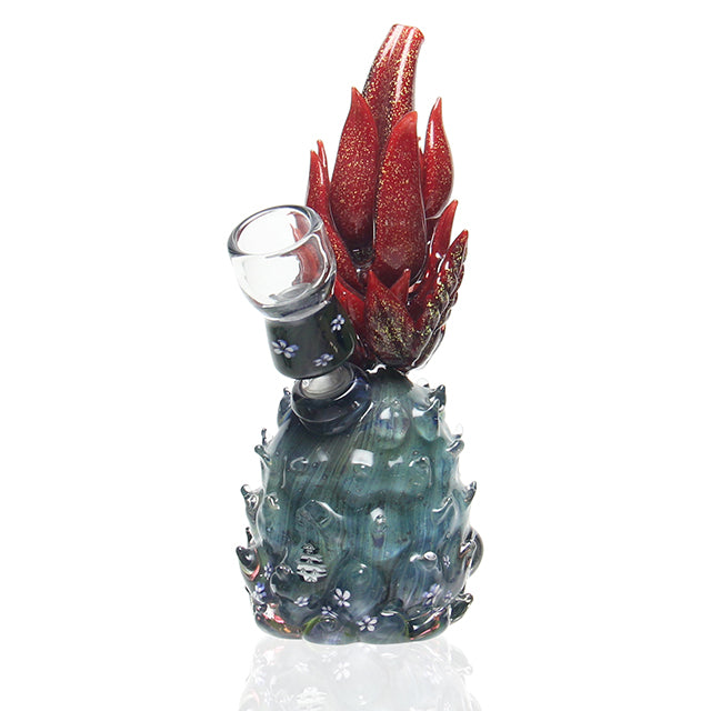 Mr Gray Glass x Piper Dan Pineapple Bubbler sculptural dab rig with 14mm male joint