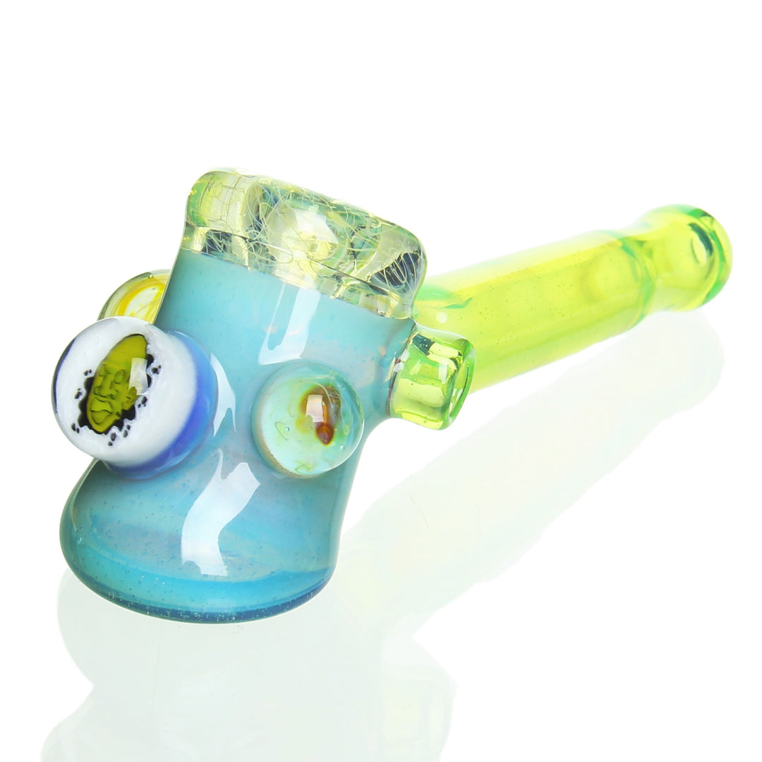 Mr. Voorhees Fume Hammer Pipe — handblown fumed hammer-style hand pipe