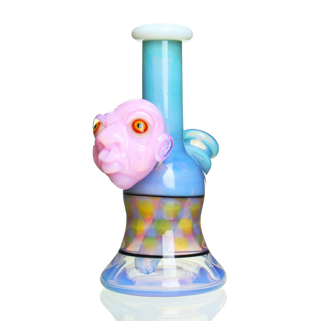 Mr. Voorhees Mini Tube Pastel — handblown mini tube bong in pastel colorway