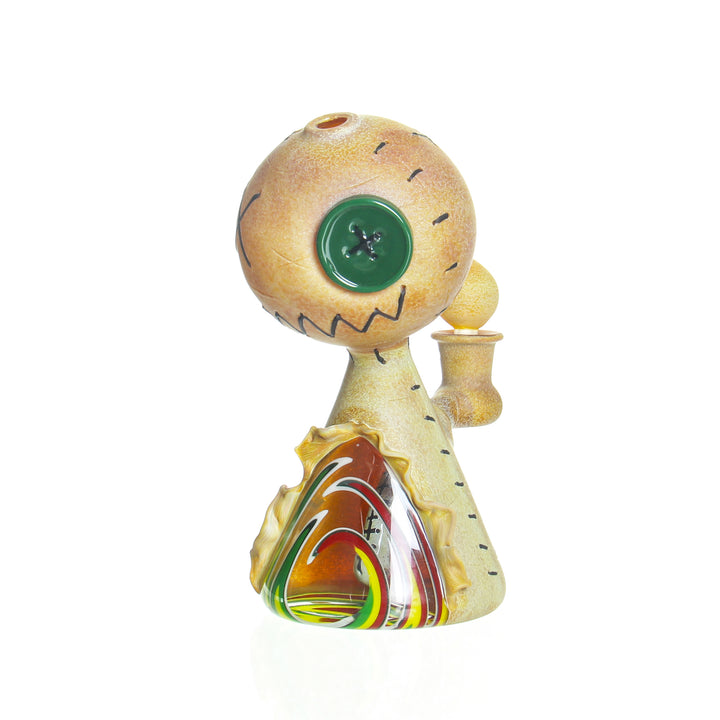 Muller Glass Jammer Silver Strike — handblown glass jammer tube in Silver Strike fumed colorway