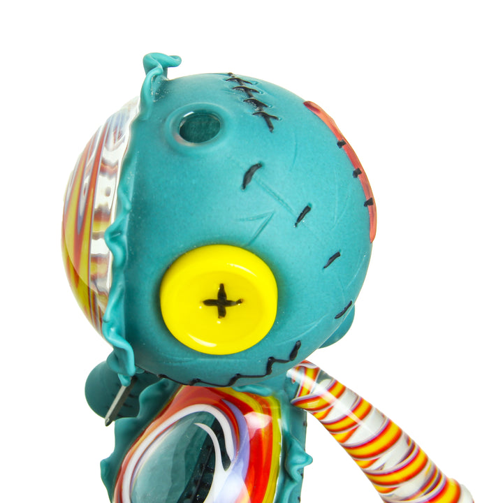 Muller Glass Laid Back Voodoo Doll Agua Azul — voodoo doll water pipe detail of sculpting