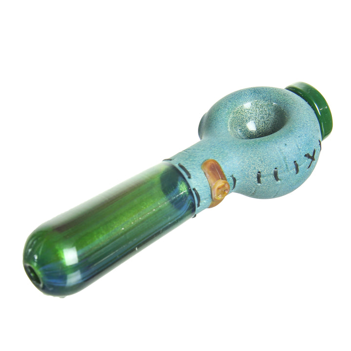 Muller Glass Spoon Pipe — glass spoon pipe shown from alternate angle