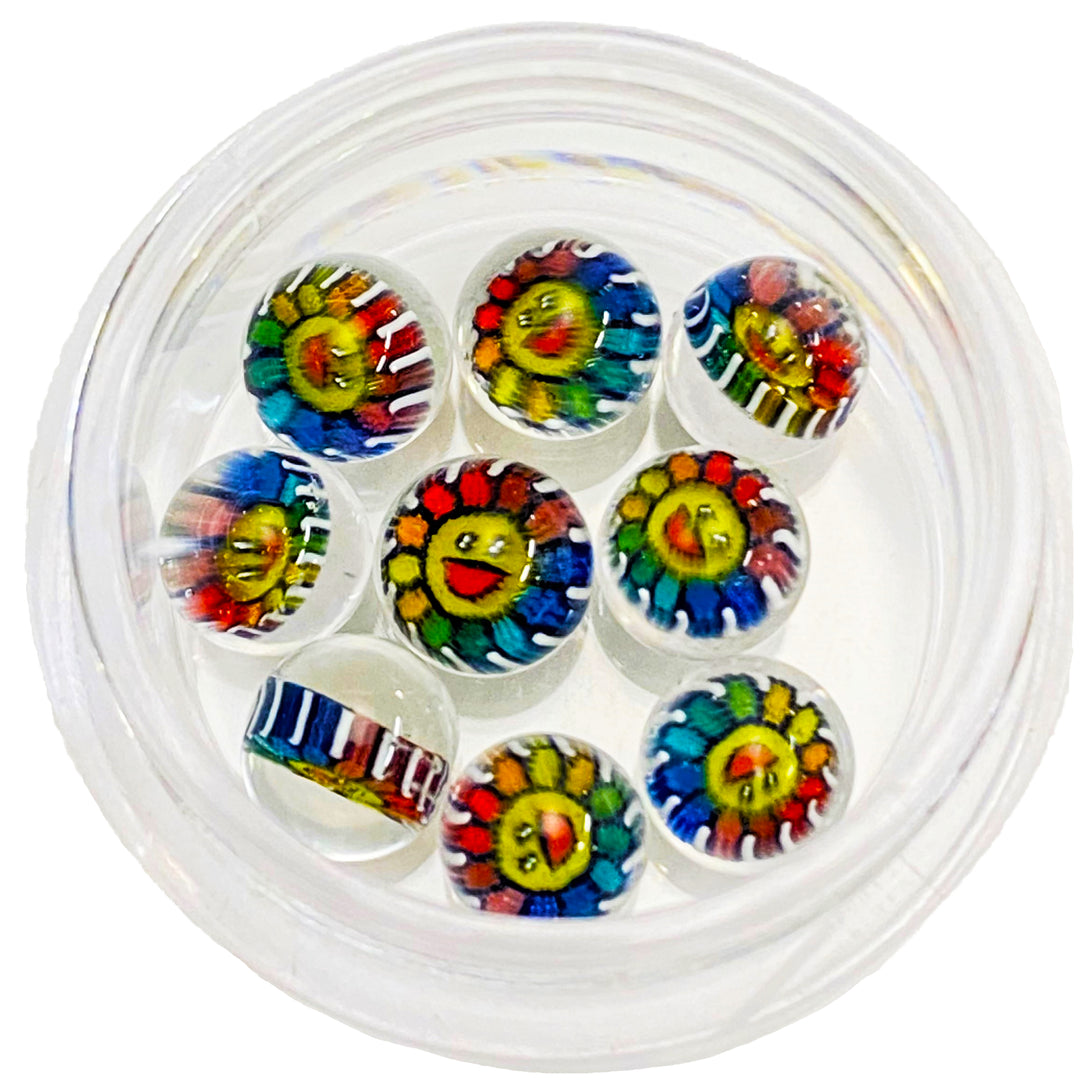 Steve H Glass - Murakami Rainbow Flower Terp Pearl