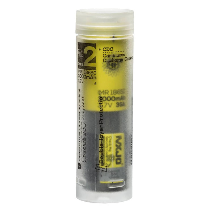 MXJO 18650 Battery 3000mAh — alternate angle
