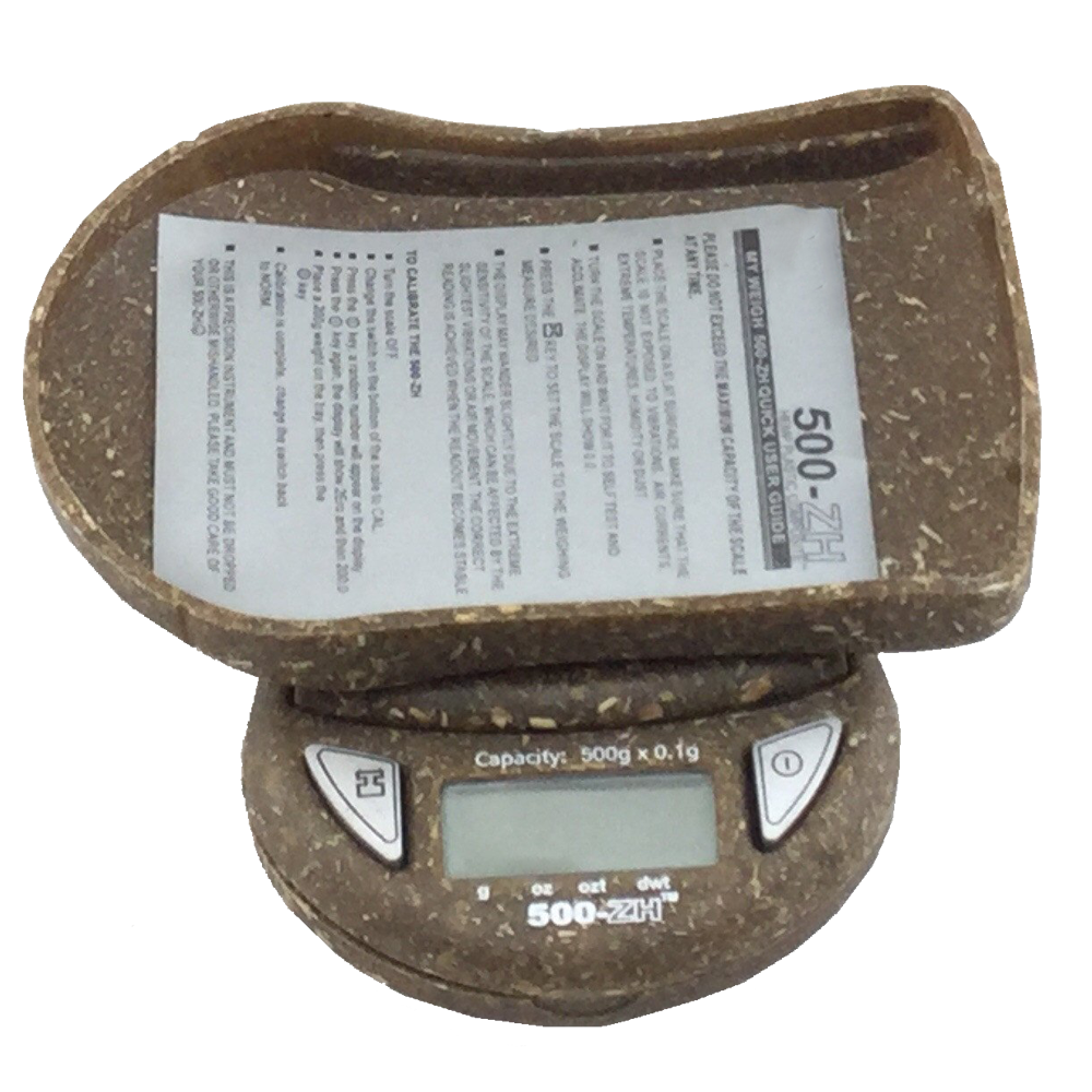 My Weigh 500-ZH Eco Plastic Digital Pocket Scale — 500g eco-plastic pocket scale