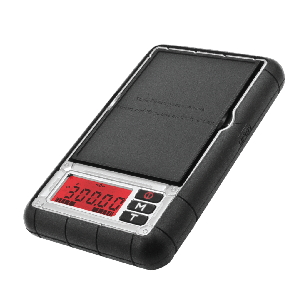 My Weigh Durascale D2 300 digital pocket scale — rugged 300g scale with protective cover and 0.01g precision