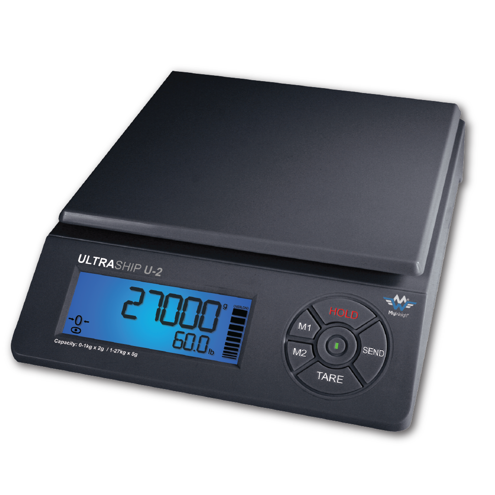 My Weigh Ultraship U2 Digital Scale — postal and shipping scale with pull-out display