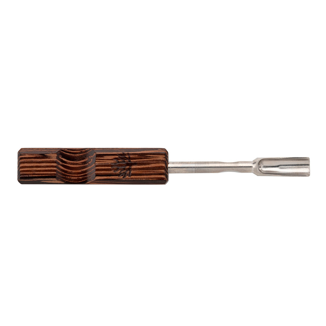 Mystic Timber SauceSpoon Dabber Wenge — handcrafted wenge wood dab tool with spoon end for sauce concentrates