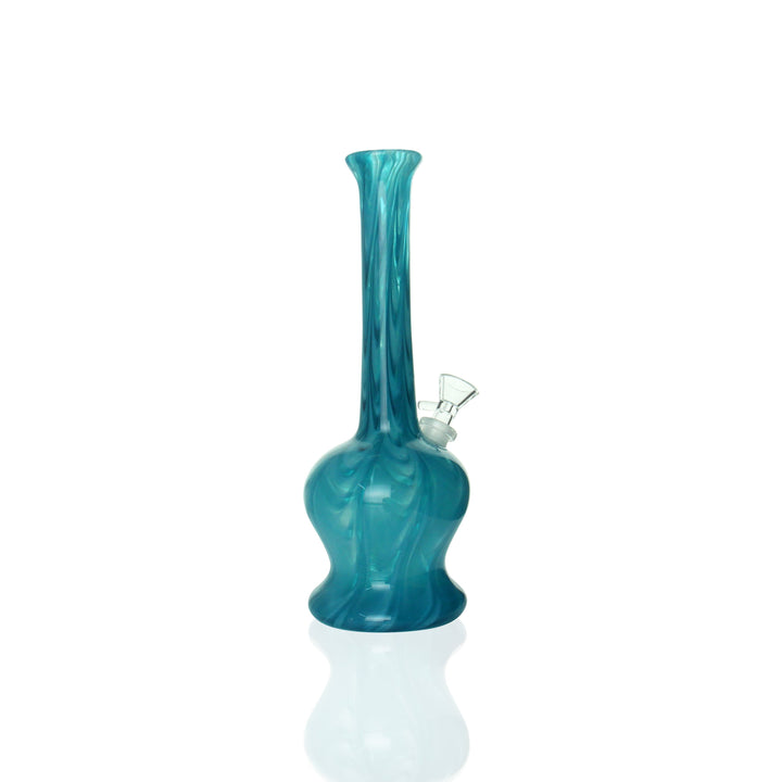 Noble Glass Small Oil Rig Ocean Blue side view