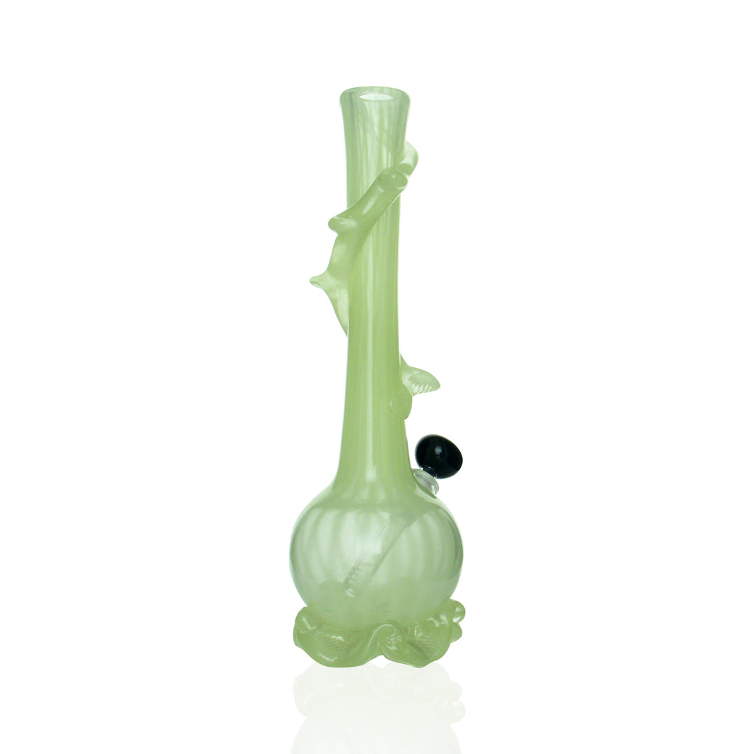 Noble Glass Small UV Bong Full Glow side view