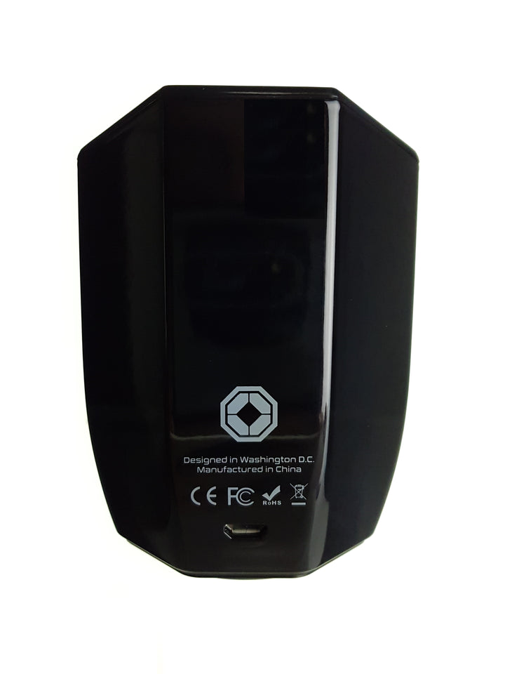 Octave Terp Timer Black — digital terp timer shown from alternate angle with timer display