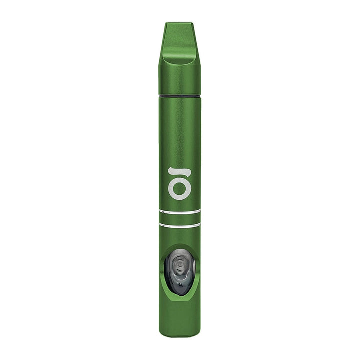 ONGROK Meditation Hash Pipe Green — metal meditation hash pipe in green, hero shot