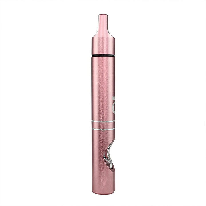 ONGROK Meditation Hash Pipe Rose Gold — alternate angle of the metal pipe