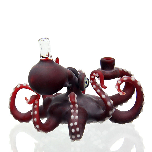 Pacini Octopus Bubbler Pomegranate side view