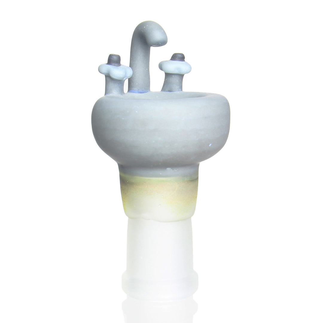 Pakoh 18mm Sink Dome — heady glass slide dome with sink-shaped sculpting
