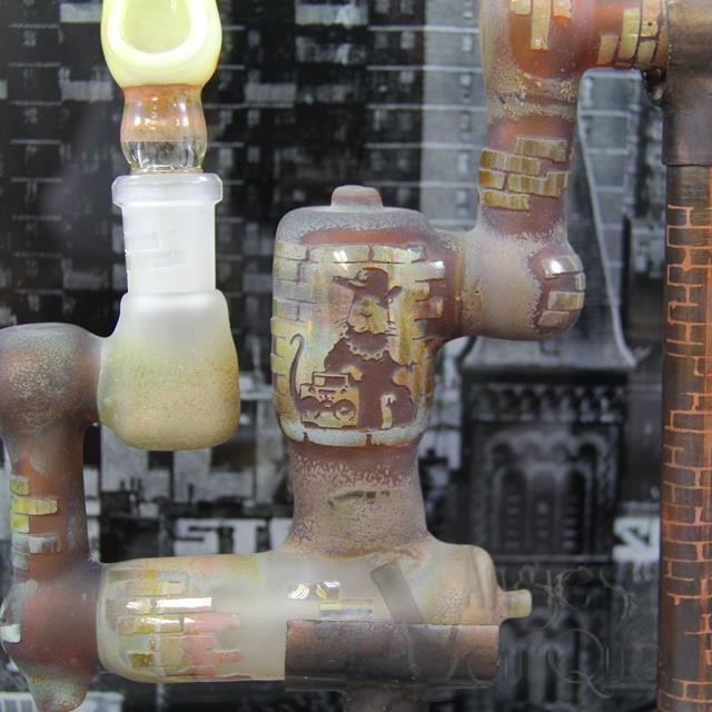 Pakoh Glass Pipeline Bubbler side view