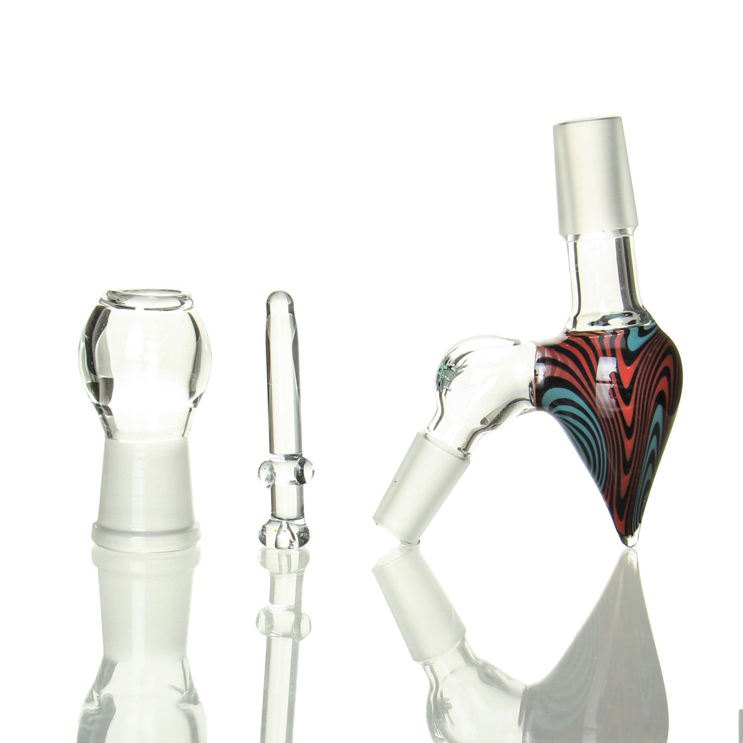 Phat Ass Glass Dome Set — glass vapor dome and nail set