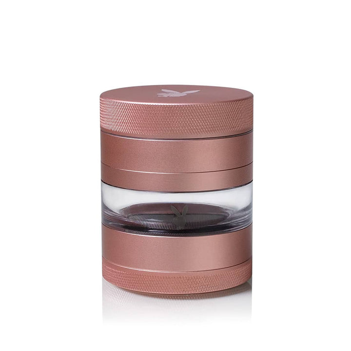 Playboy by RYOT 4pc Jar Body Grinder — four piece jar body grinder, rose gold variant