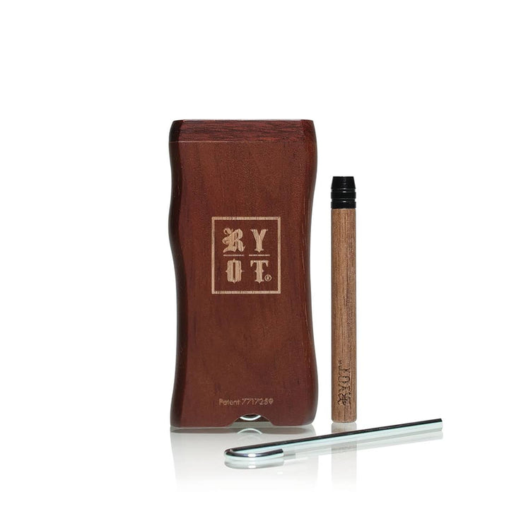 Playboy by RYOT Wooden Dugout with One Hitter — swivel top detail