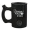 Premium Roast &amp; Toast - Taza grande de cerámica - Negra