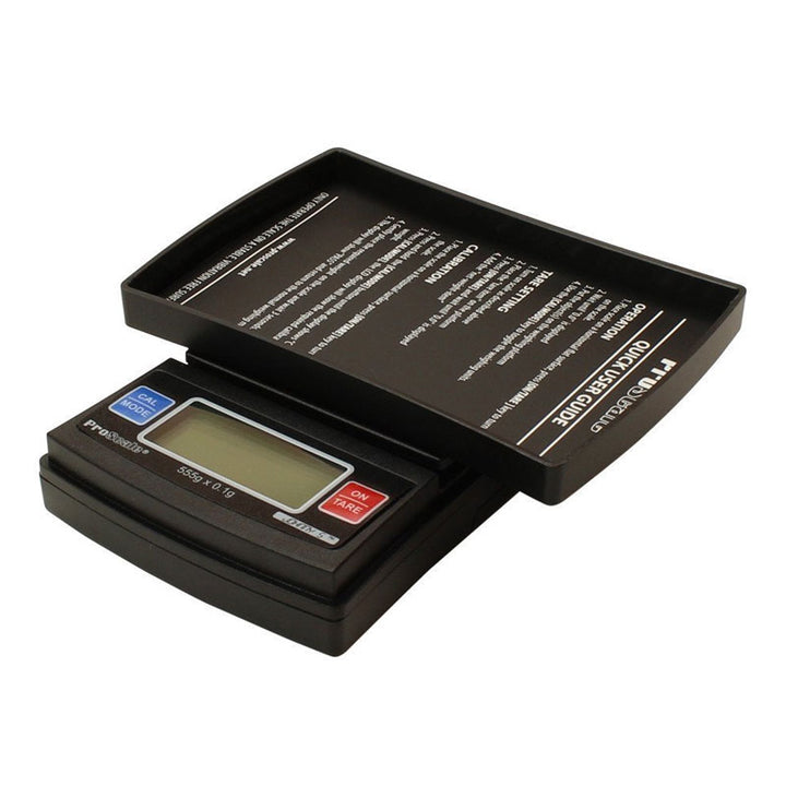 ProScale 555 Digital Pocket Scale — open view showing display and platform