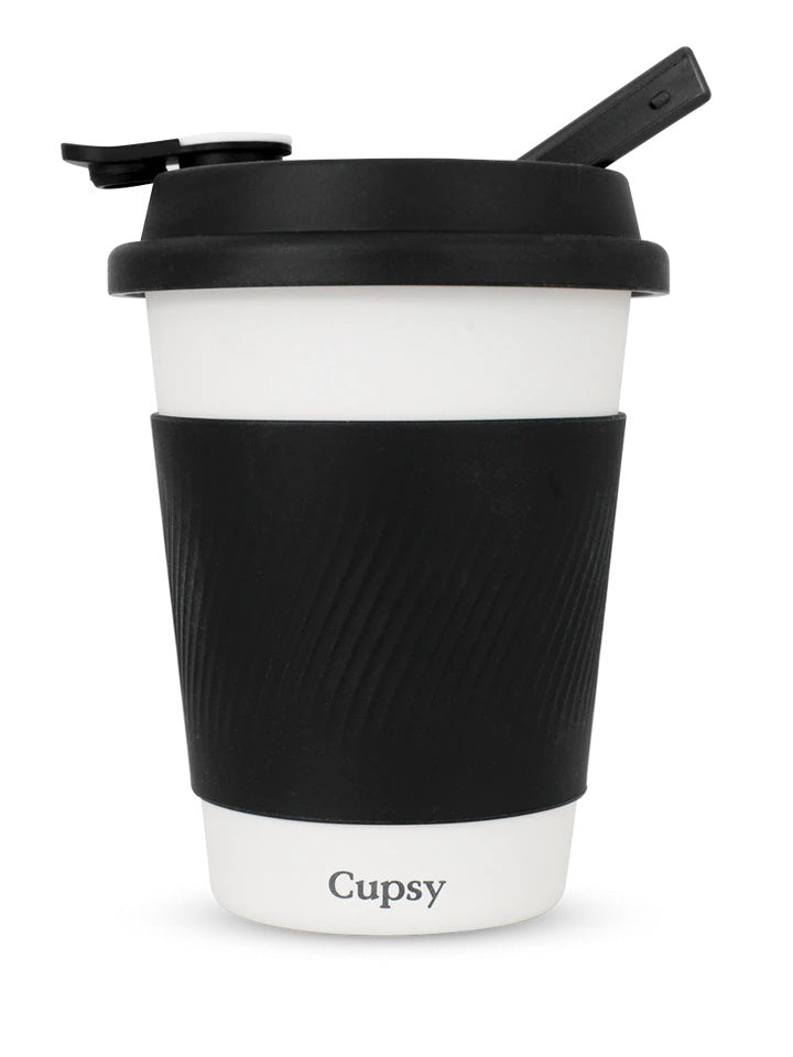 Puffco Cupsy — alternate angle showing lid and mouthpiece
