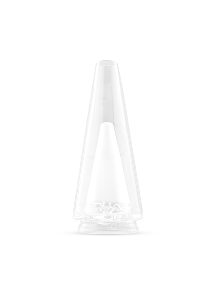 Puffco Peak Replacement Glass Attachment — clear glass top replacement for Puffco Peak smart e-rig