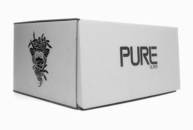 Pure Glass x Crooks & Castles 3 Piece Set 0139 — collab water pipe set packaging detail