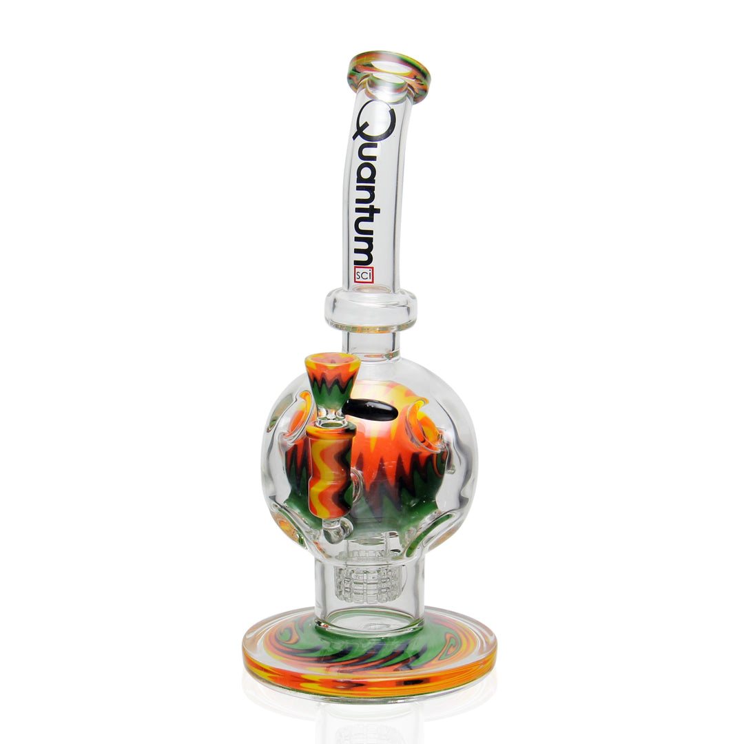 Quantum Sci Reversal Fab Egg — spherical glass dab rig with reversal-style percolator