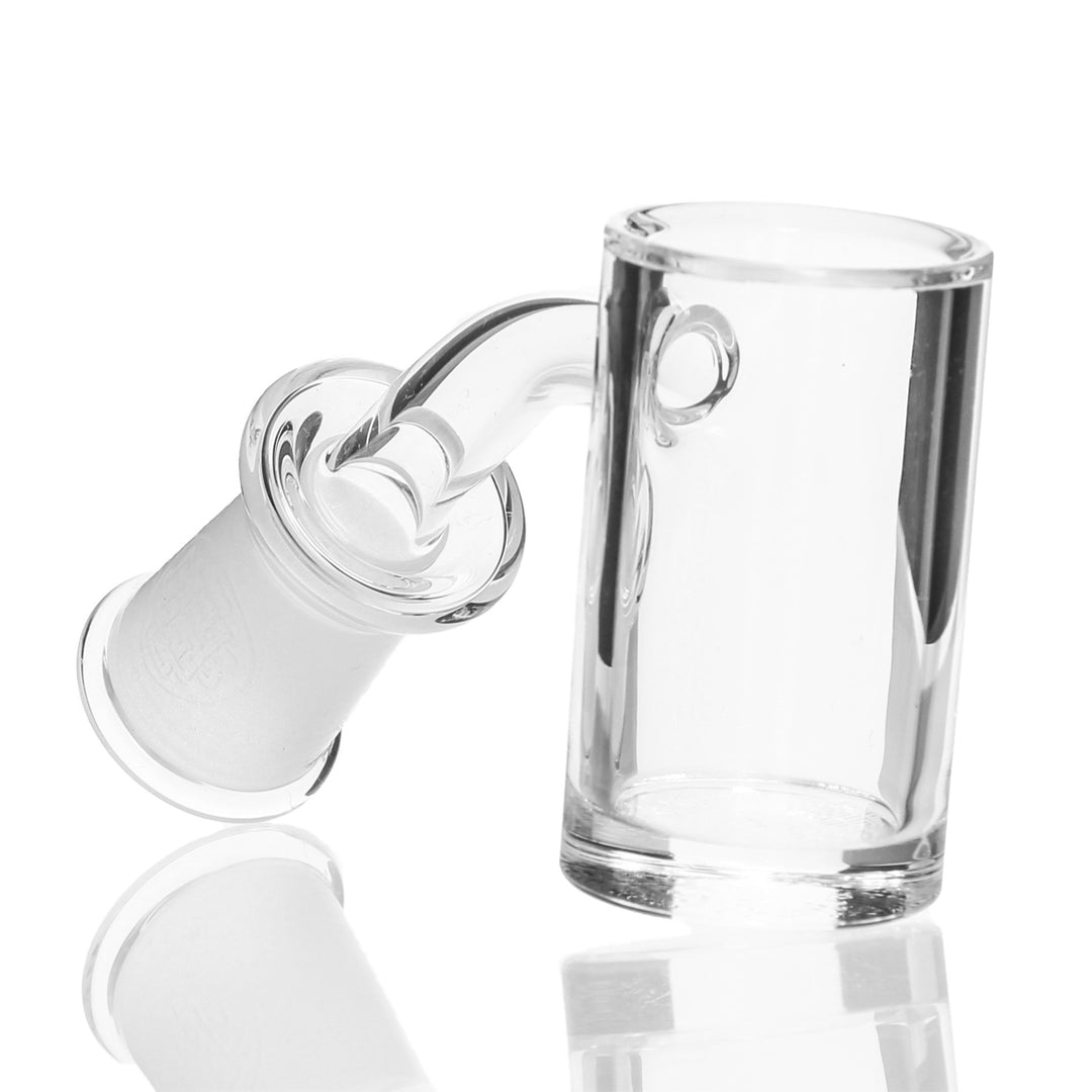 Quave CB Flat Top Banger XXL 25mm Female 14mm 45deg — extra-large flat-top quartz banger with 14mm female joint at 45 degrees