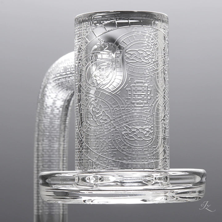 Quave CB Limited Charmer 10mm Male 90deg — side profile with joint detail