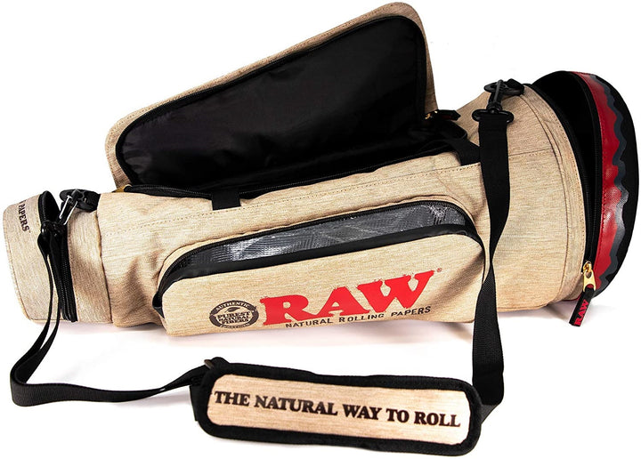 RAW Cone Duffel Bag — alternate angle of the cone duffel
