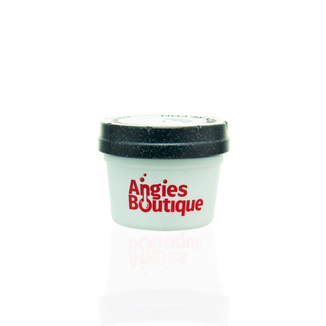 Angies Boutique x Re-Stash 4oz Jar White storage jar