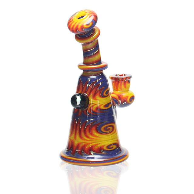 Reverend Morse Mini Banger Hanger Fire and Hyacinth side view