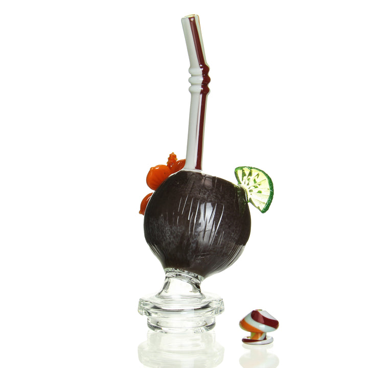 Reyna Glass Coconut Peak Top — Coconut Peak Top from alternate angle