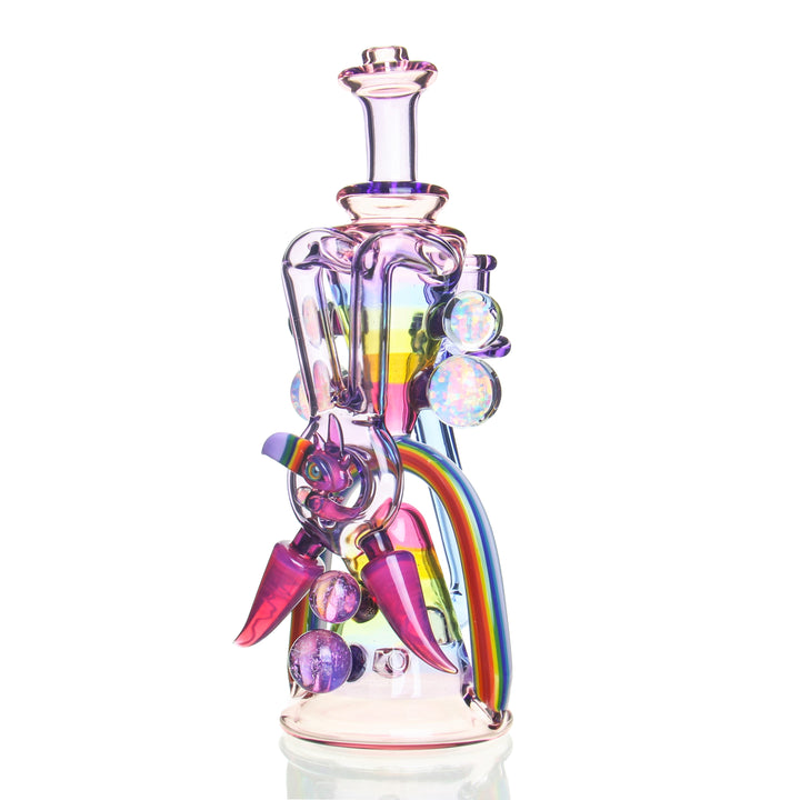 RJ Glass Dual Uptake Recycler — dual uptake recycler shown from alternate angle