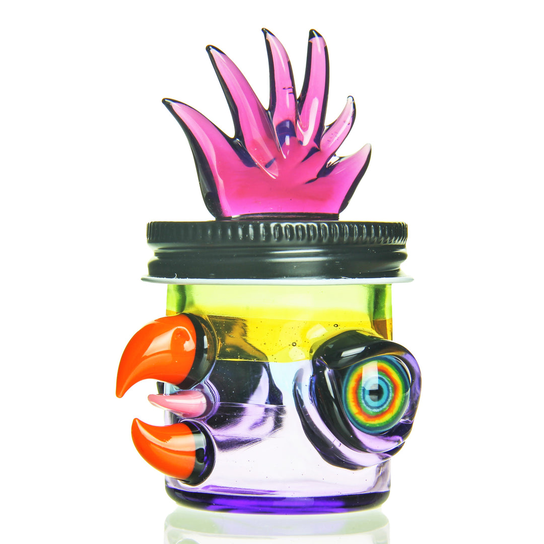 RJ Glass Terp Jar — handblown borosilicate terp jar for concentrate storage