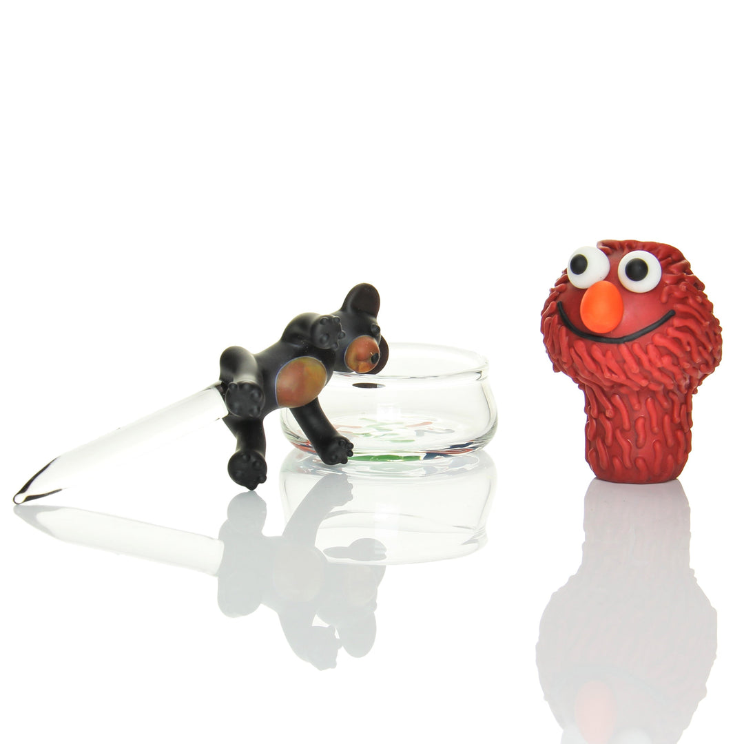 Rob Morrison 14mm Elmo Dome Set — heady Elmo 14mm vapor dome set, hero shot