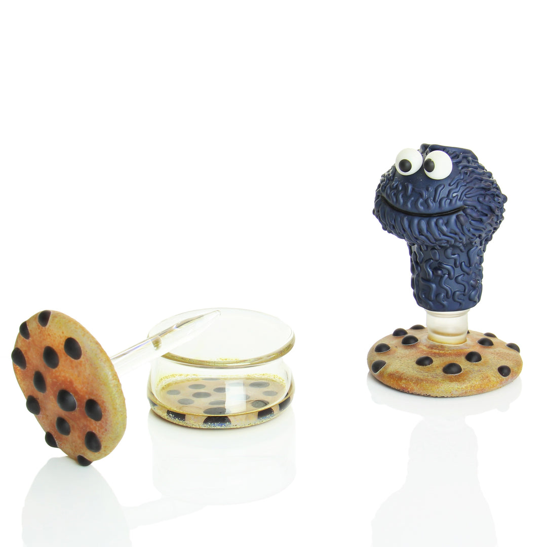 Rob Morrison 18mm Cookie Monster Dome Set — heady Cookie Monster 18mm vapor dome set