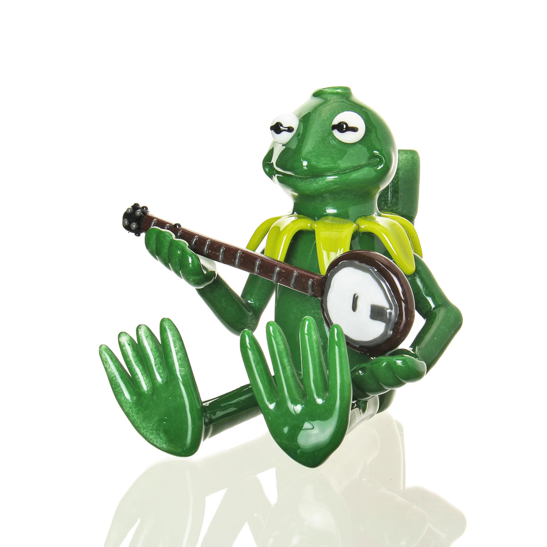 Rob Morrison Kermit the Frog Rig — alternate angle of the sculpted rig
