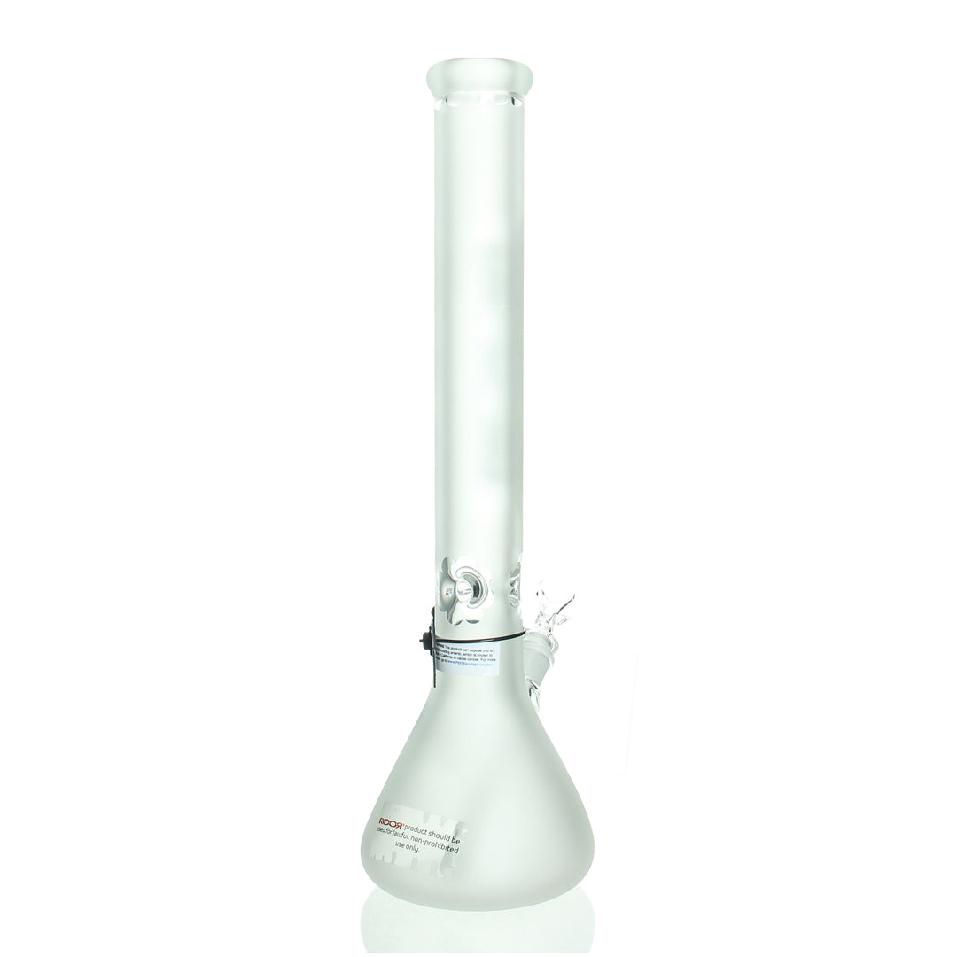 RooR 18in Beaker Swarovski Crystals — Swarovski crystal beaker bong shown from alternate angle
