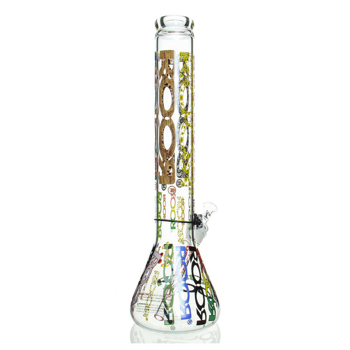 RooR 18in Beaker 60x5mm Logo'd Out 1 — Logo'd Out variant 1 from alternate angle