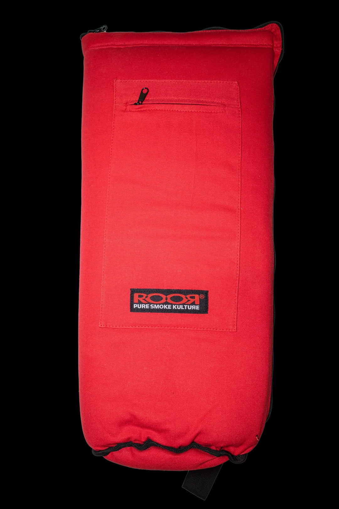 RooR Glass 24in Padded Bag Red — padded protective carry bag for water pipes up to 24 inches