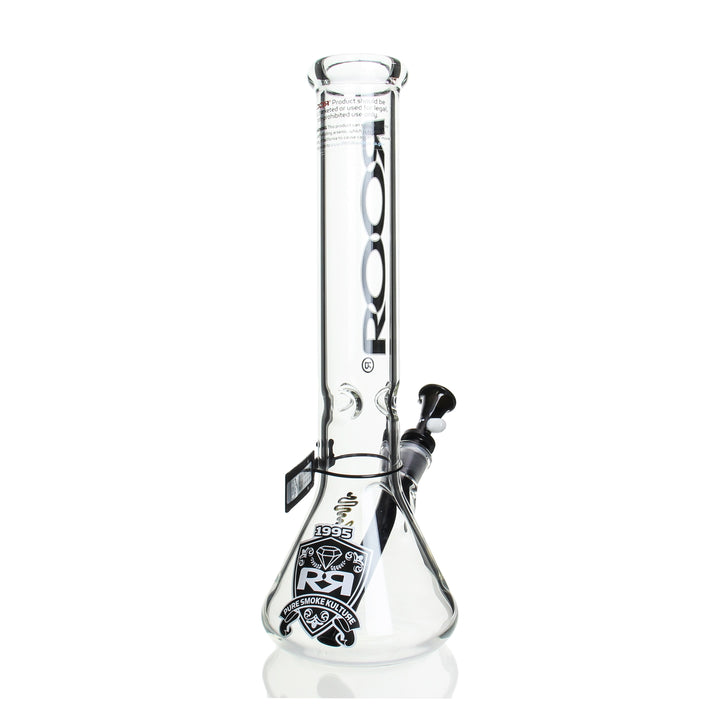 RooR Intro Collectors Series 14in Beaker 50x5mm Black — black Intro Collectors beaker detail view