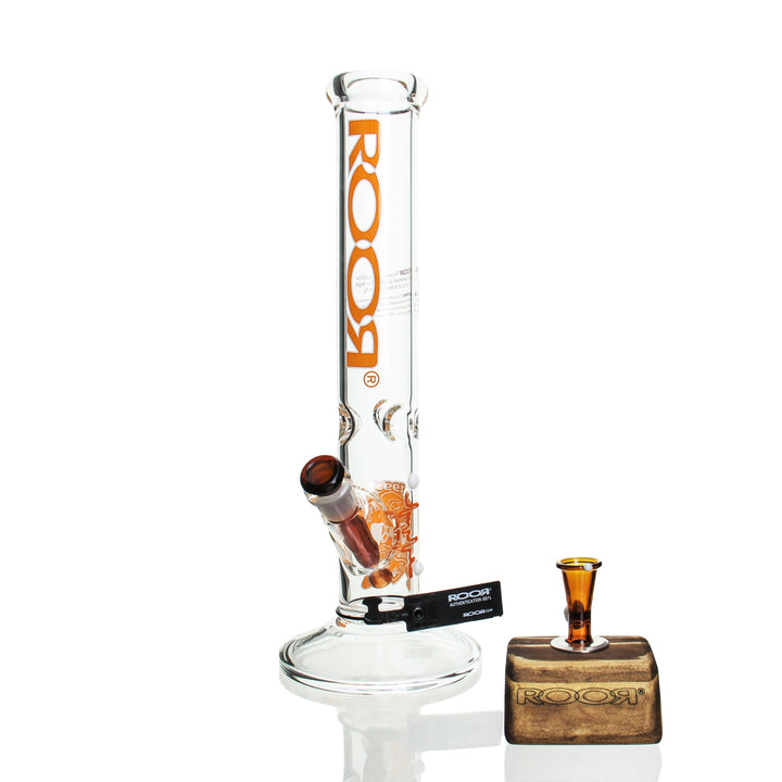 RooR Intro Collectors Series 14in Straight 50x5mm Orange — Intro Collectors Series 14in 50x5mm straight tube with orange accent