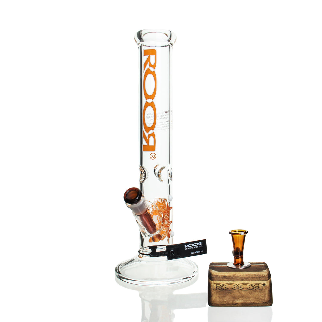 RooR Intro Collectors Series 14in Straight 50x5mm Orange — Intro Collectors Series 14in 50x5mm straight tube with orange accent