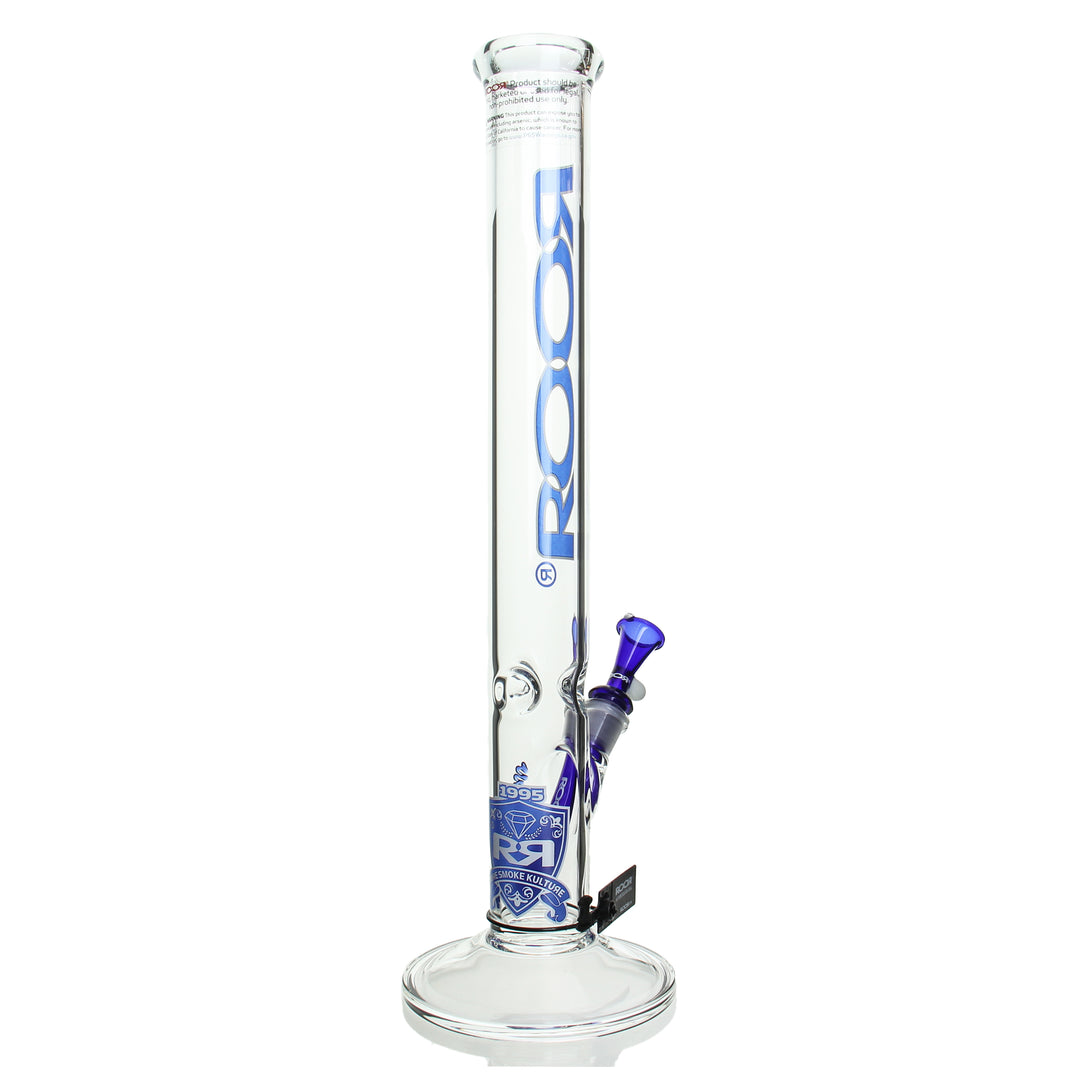 RooR Intro Collectors Series 18in Straight 50x5mm Blue — blue Intro Collectors straight detail view