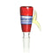 RooR x Artys Glass - 18mm Worked Dichro Slide - Red